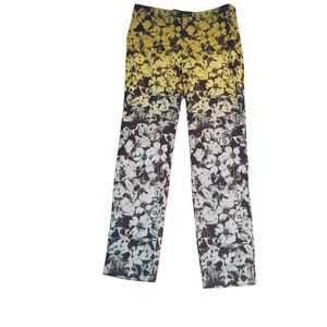 Carlisle Ombre Yellow/Black/White Pants. Size 8
